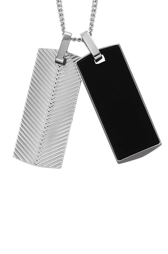 Κολιέ Fossil ασημί JF04565040