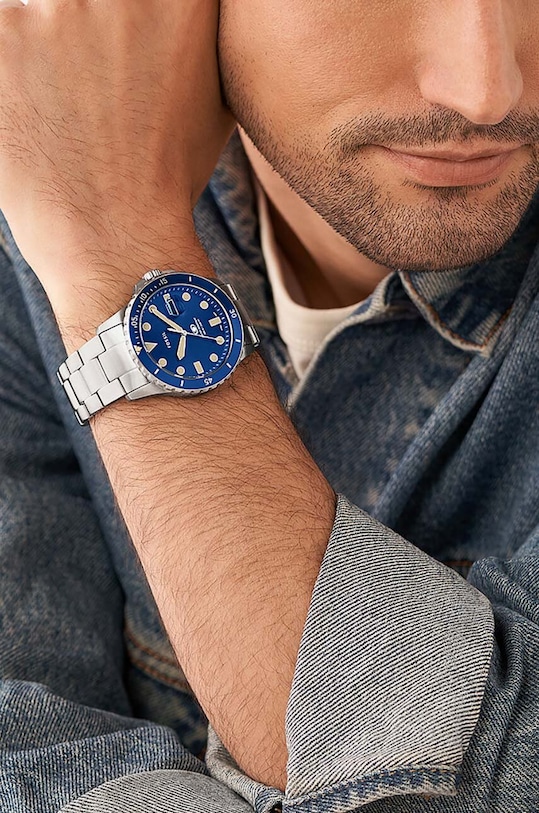 Fossil zegarek FS5949 srebrny