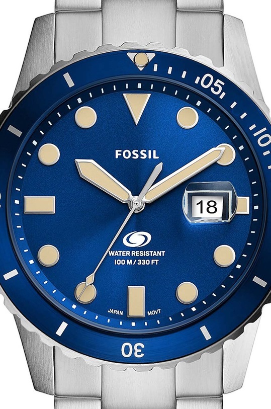 Fossil zegarek FS5949 srebrny AA00