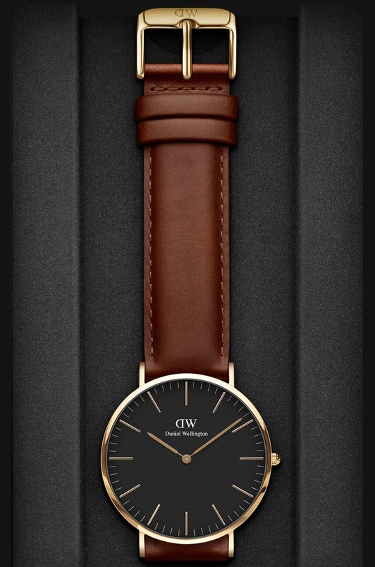 Ρολόι Daniel Wellington Classic 40 St Mawes DW00100543 καφέ AA00