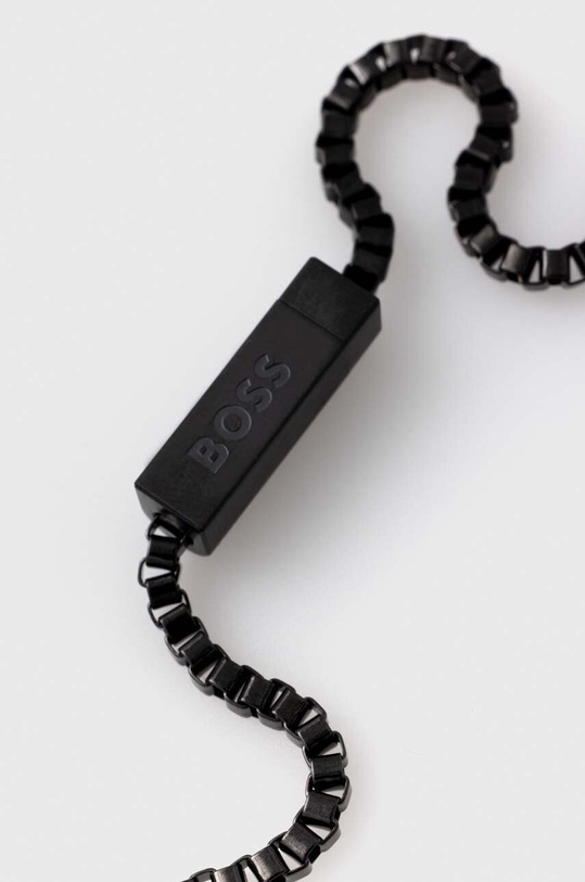 BOSS colier 1580356 negru AA00