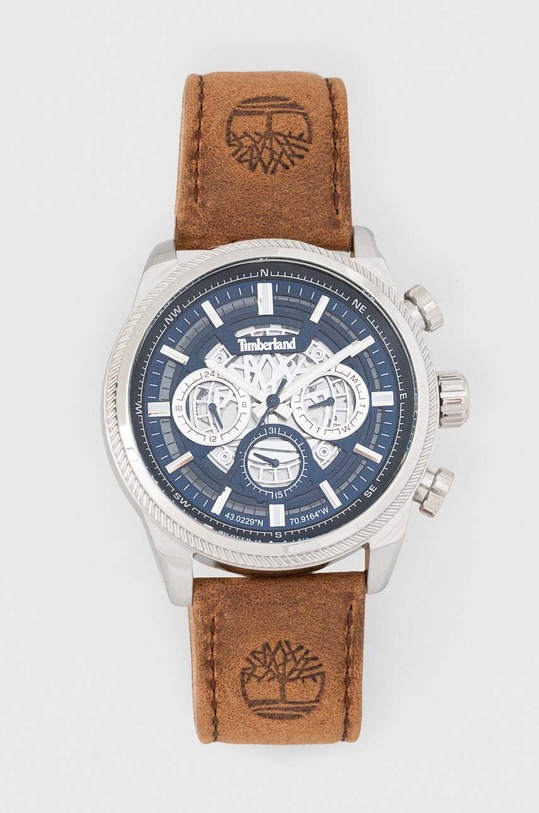 Timberland zegarek TBL.TDWGF2200703 brązowy TBL.TDWGF2200703
