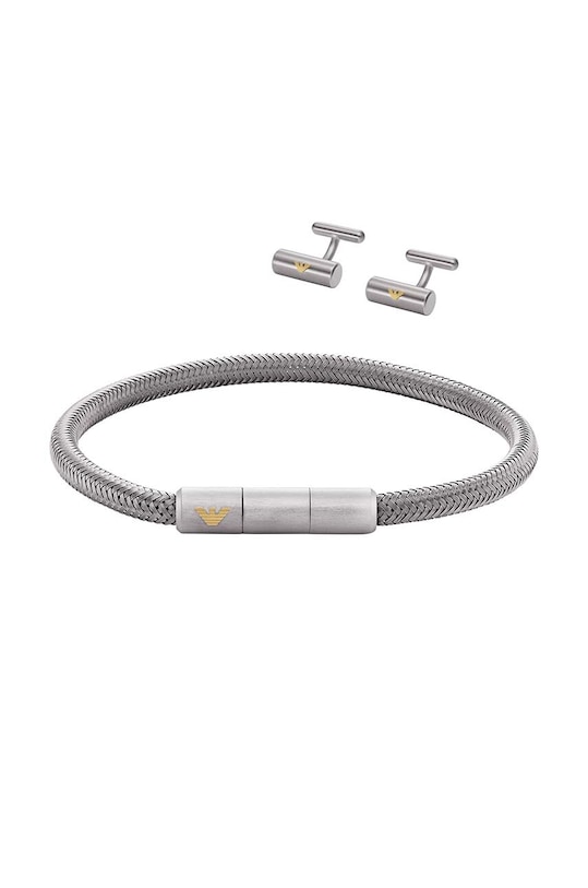 Náramek Emporio Armani Dárkový box stříbrná EGS3044SET