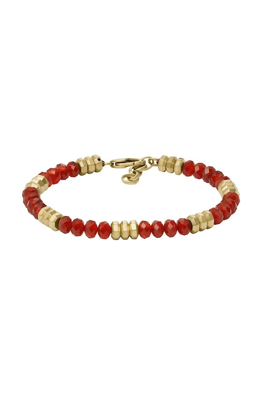 Fossil bransoletka kamień naturalny złoty JF04606710