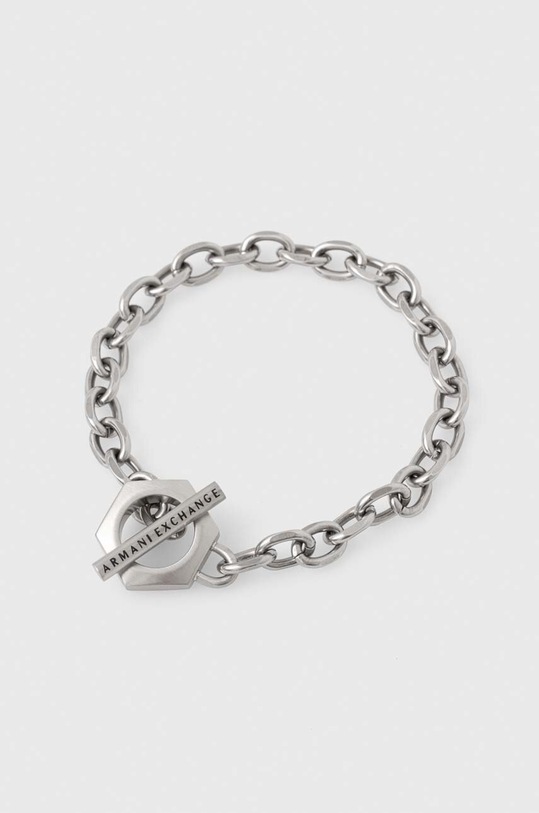 Armani Exchange bratara Gift Box argintiu AXG0103040