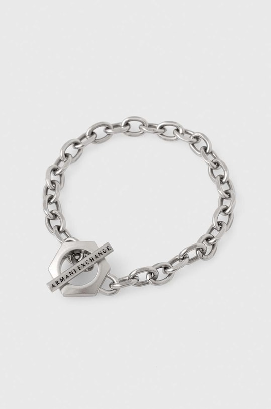 Armani Exchange bratara Gift Box argintiu AXG0103040