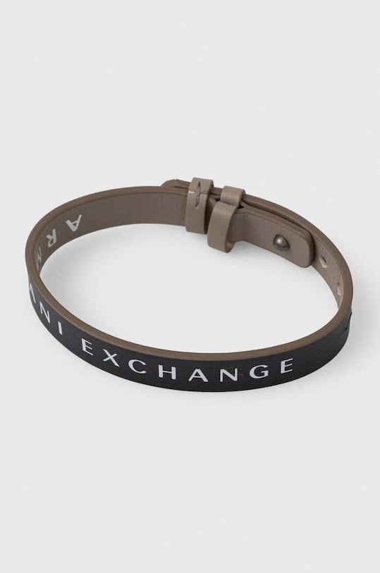 Kožený náramok Armani Exchange AXG0108040 viacfarebná AA00