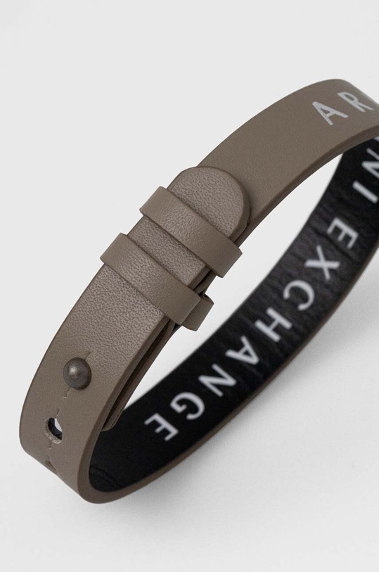 Accessori Armani Exchange bracciale in pelle AXG0108040 multicolore