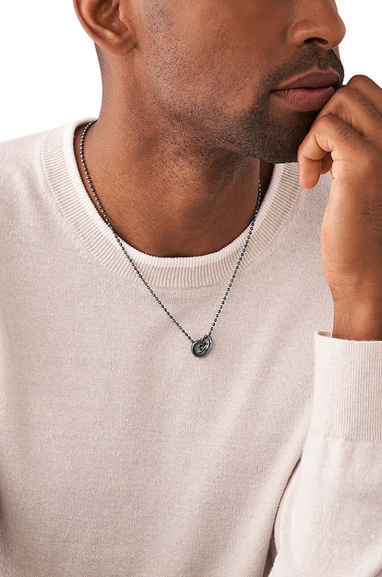 Akcesoria Emporio Armani naszyjnik EGS3027040 srebrny
