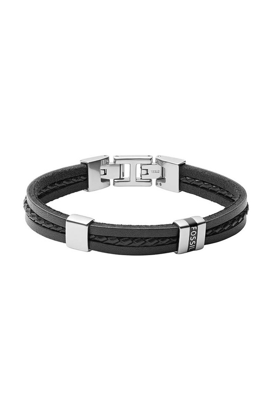 Fossil bratara de piele Gift Box negru JF03686040