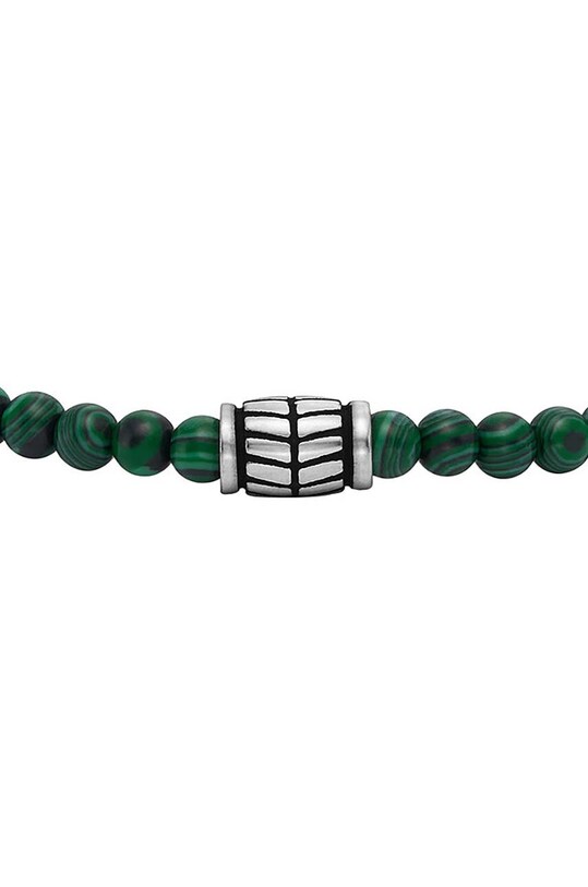 Fossil brățară cu pietre naturale JF04415040 verde AA00