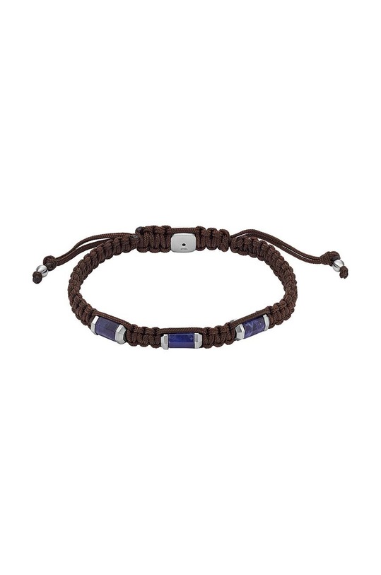 Fossil bratara piatră naturală maro JF04470040