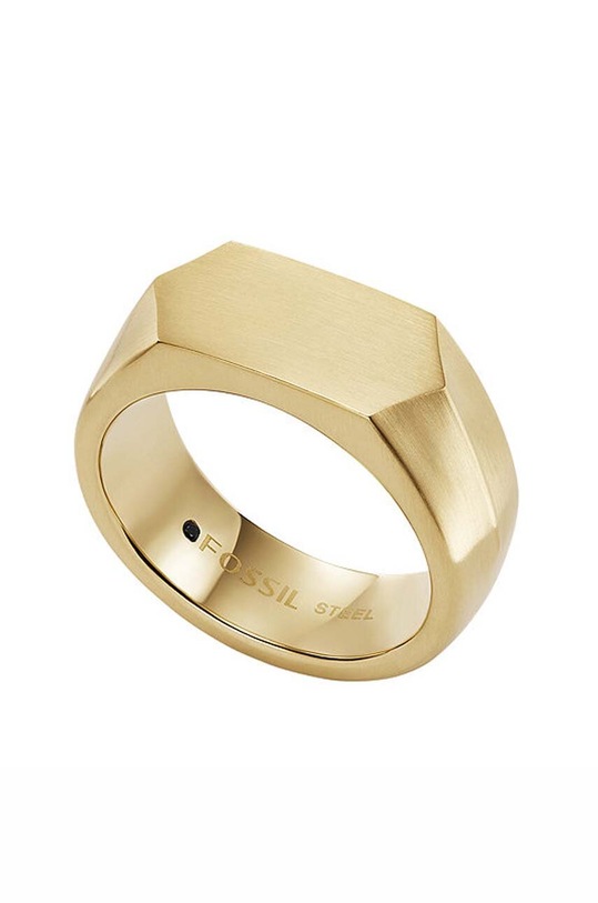 Akcesoria Fossil pierścionek JF04559710 złoty