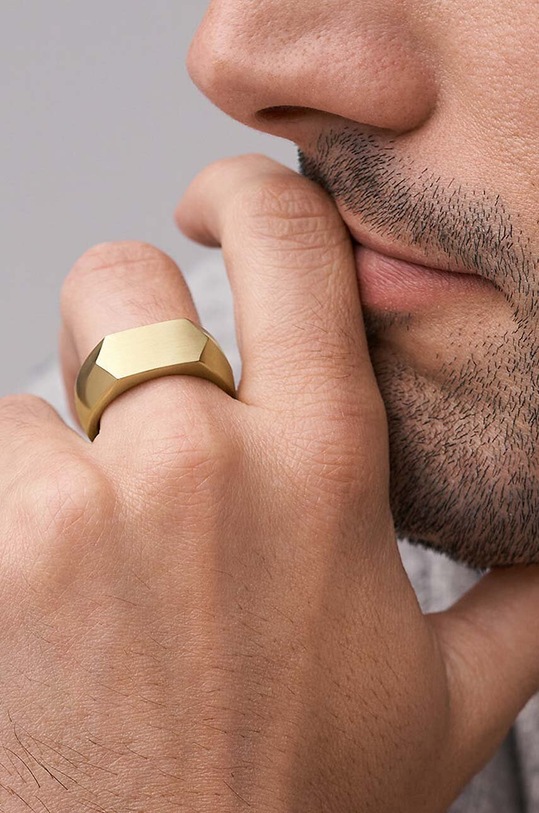 Fossil pierścionek JF04559710 złoty