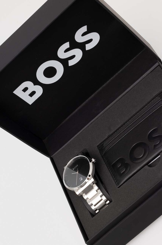BOSS zegarek i etui na karty 1570146