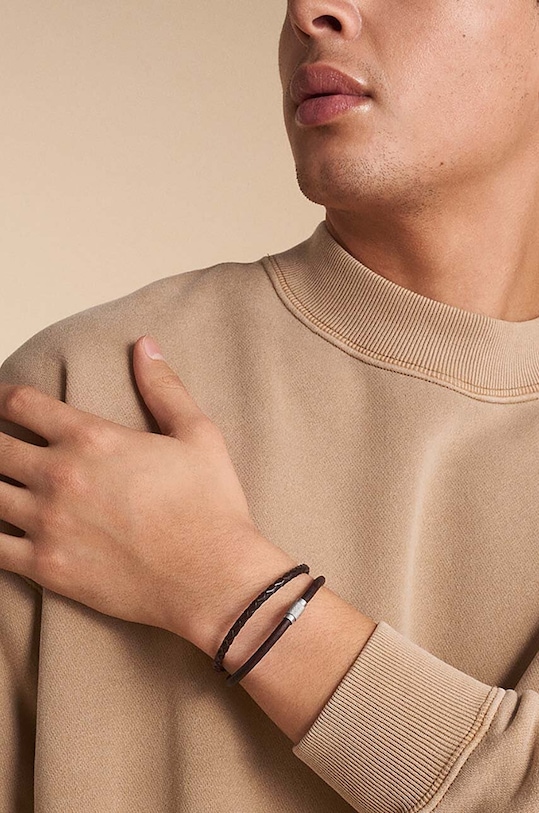 Náramok Fossil JF04702040 hnedá