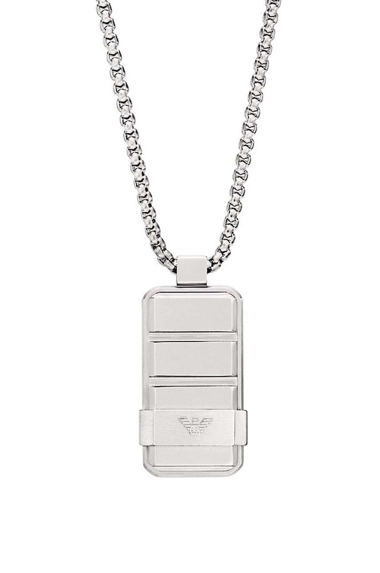 Emporio Armani colier EGS3078040 argintiu AA00