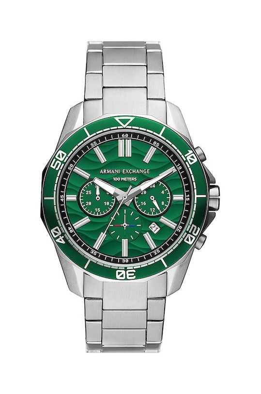 Hodinky Armani Exchange strieborná AX1957