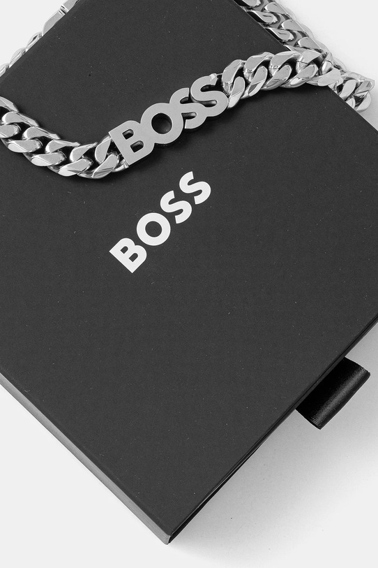 Ogrlica BOSS srebrna 1580441