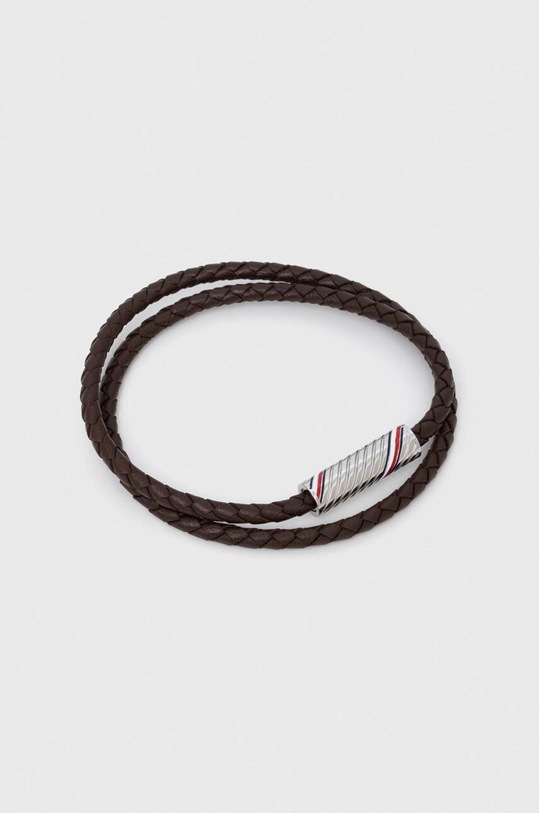 Kožna narukvica Tommy Hilfiger Gift Box smeđa 2790468