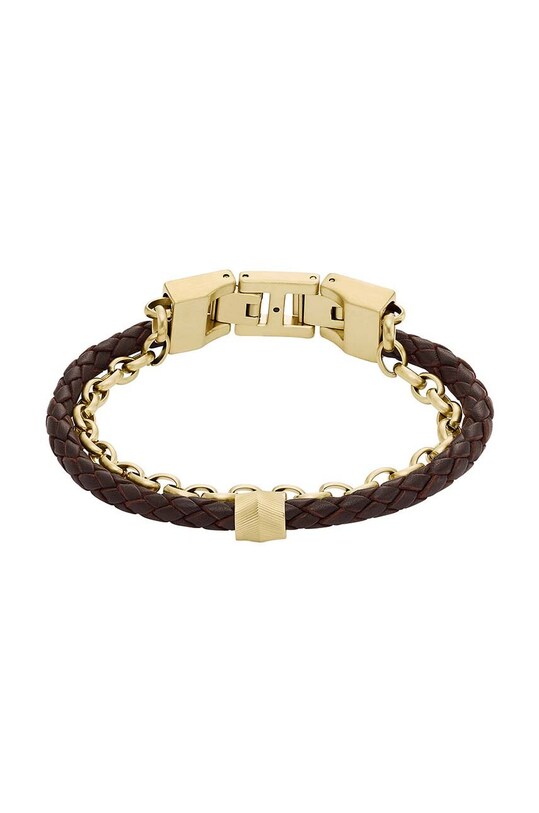 Кожена гривна Fossil да кафяв JF04555710