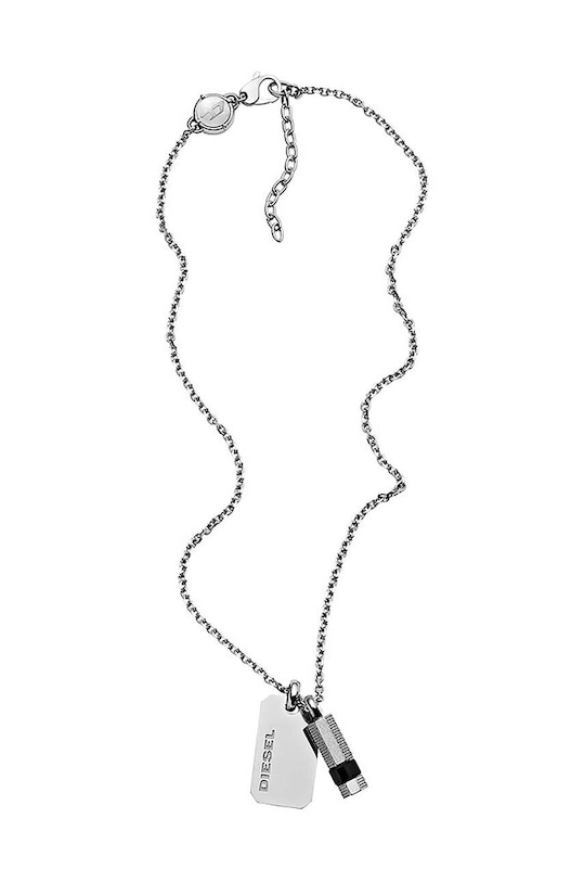 Ogrlica Diesel DX1156040 srebrna AA00