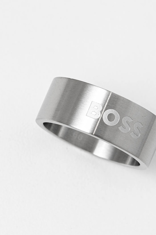 HUGO BOSS pierścionek 1580457L srebrny AA00