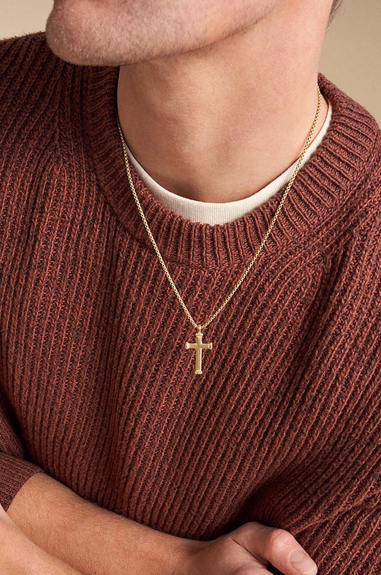 Fossil naszyjnik JF04701710 złoty