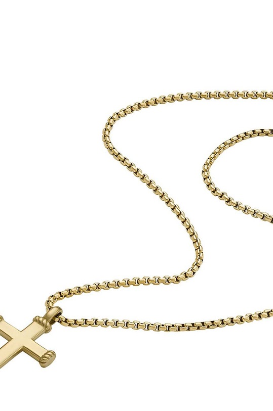 Fossil naszyjnik złoty JF04701710