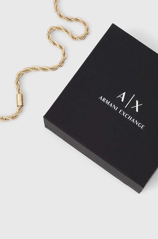 Armani Exchange naszyjnik AXG0126710 złoty AA00