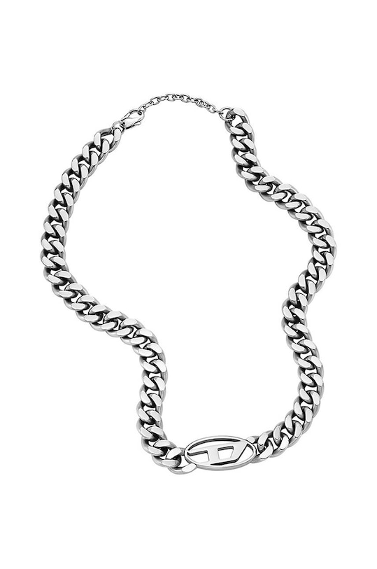 Diesel colier argintiu DX1433040