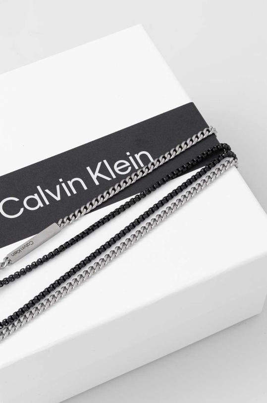 Ogrlica Calvin Klein srebrna 35000565