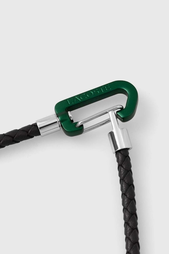 Кожаный браслет Lacoste 2040314 чёрный AA00