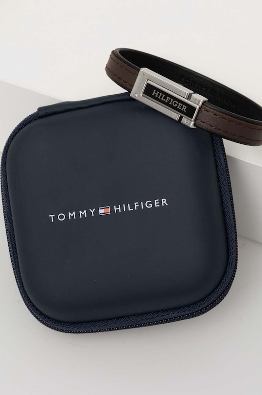 Kožna narukvica Tommy Hilfiger 2790559 smeđa AA00
