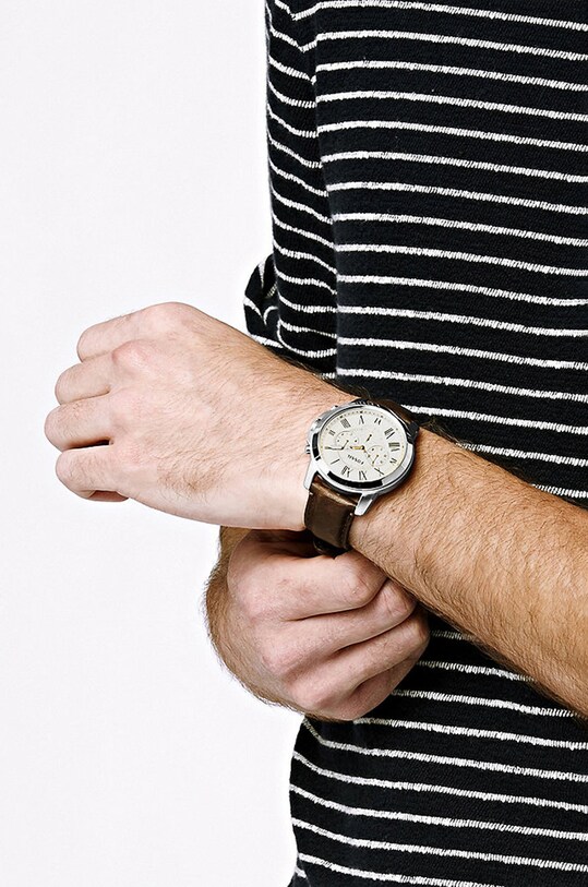 Fossil - Hodinky FS4735 hnedá FS4735