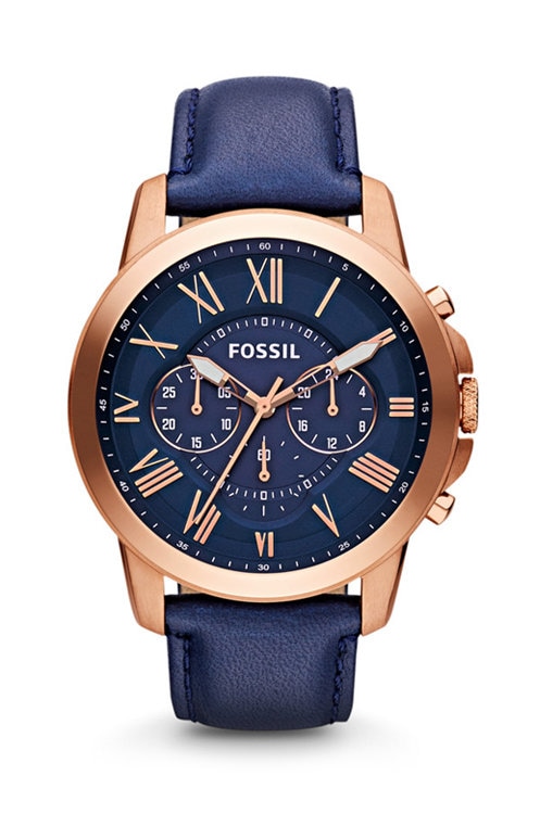 Fossil - Часовник FS4835 тъмносин FS4835