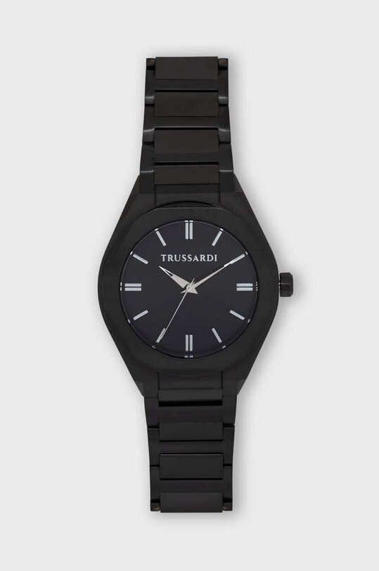 Часы и чехол для карт Trussardi чёрный R2453156007