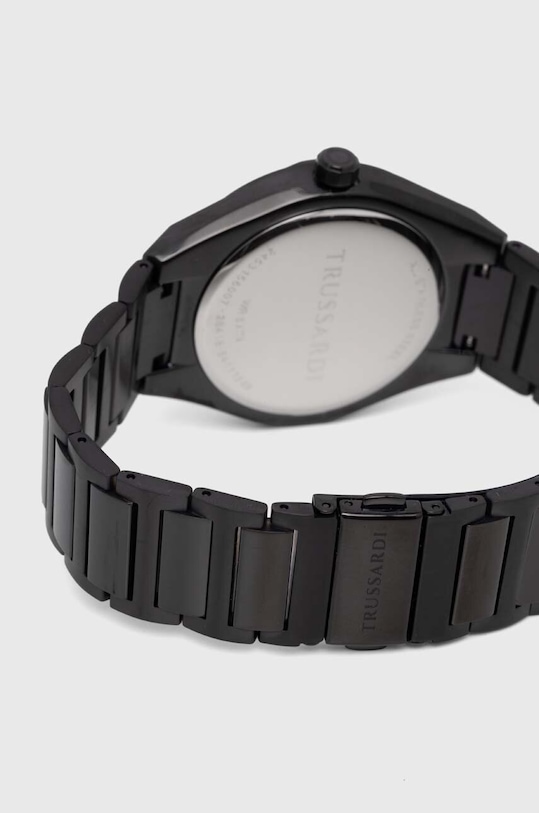 Doplnky Hodinky a puzdro na karty Trussardi R2453156007 čierna