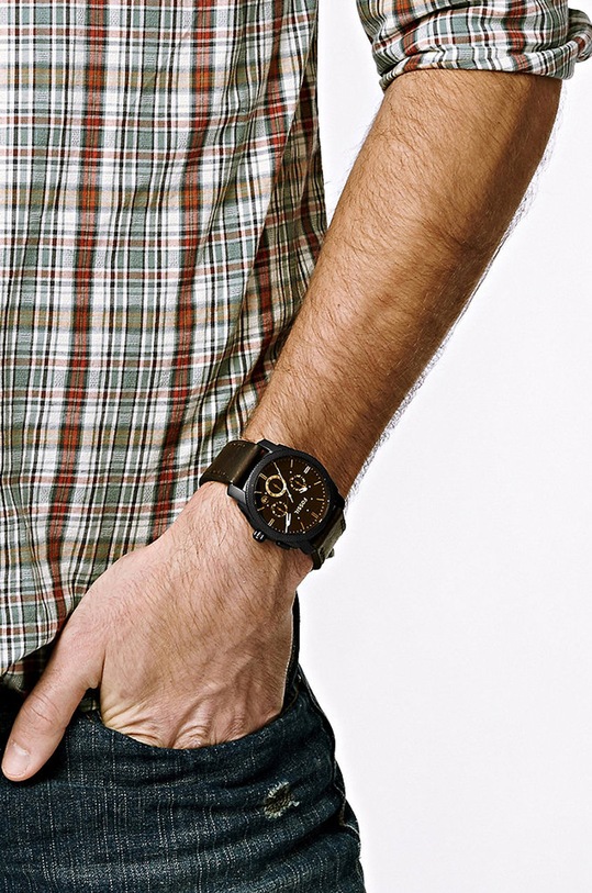 FOSSIL - Zegarek FS4656 brązowy FS4656