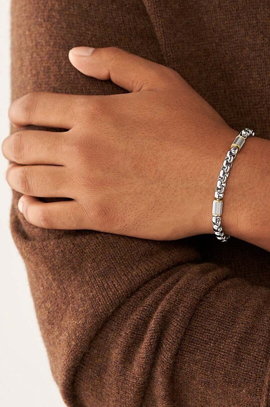 Fossil bratara JF04138998 argintiu
