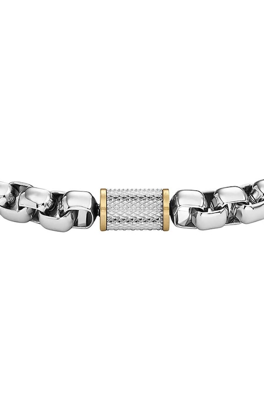 Βραχιόλι Fossil JF04138998 ασημί AA00