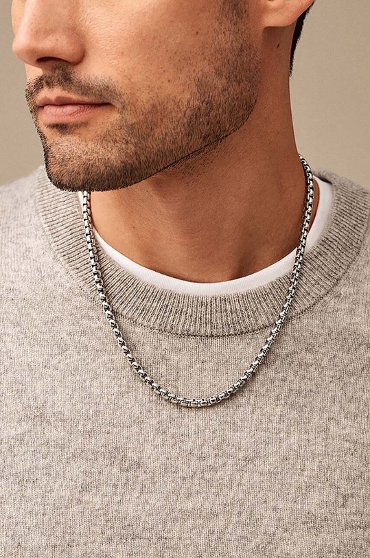 Fossil naszyjnik JF04576040 srebrny