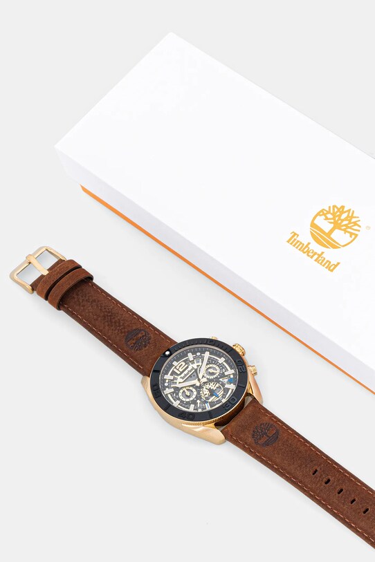 Doplňky Hodinky Timberland TDWGF0041702 hnědá