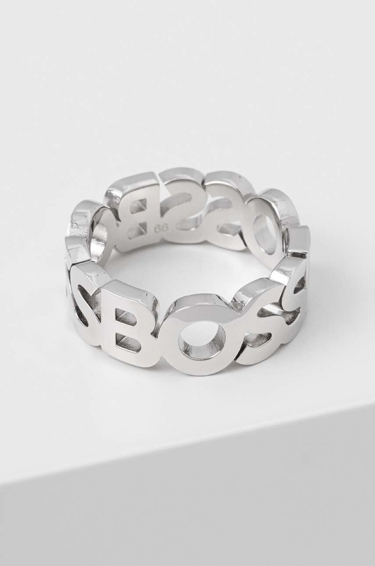 BOSS inel cu sigiliu argintiu 1580445L