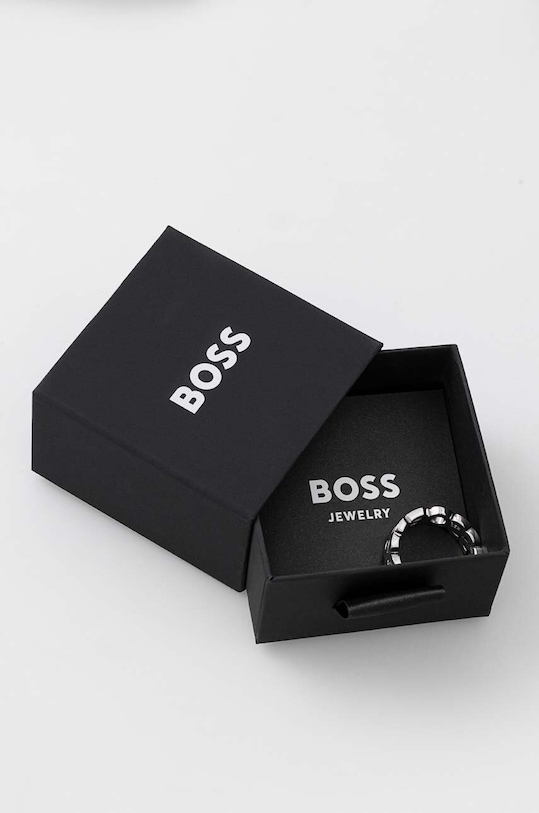 BOSS inel cu sigiliu 1580445L argintiu AA00