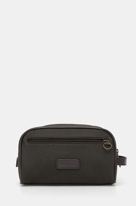 Barbour kozmetikai táska aplikációval zöld MAC0404
