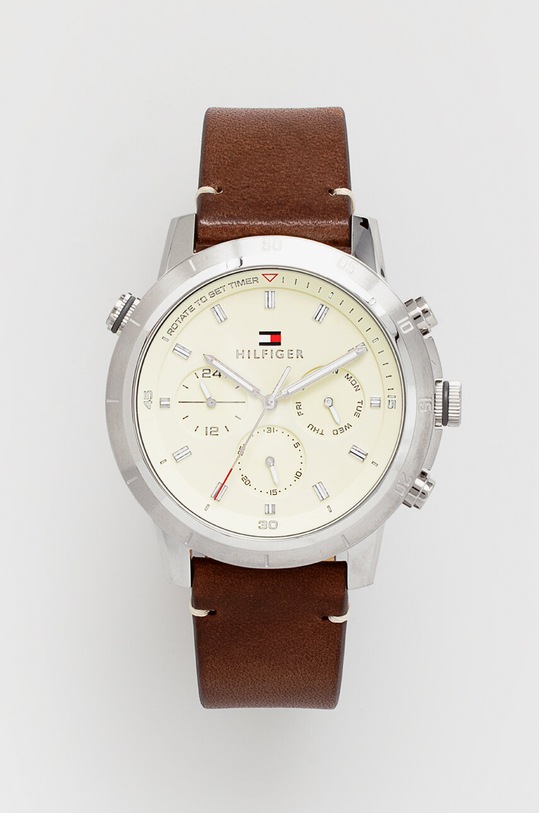 Hodinky Tommy Hilfiger hnědá 1792102