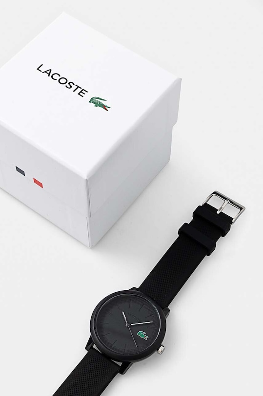 Akcesoria Lacoste zegarek 2011171 czarny