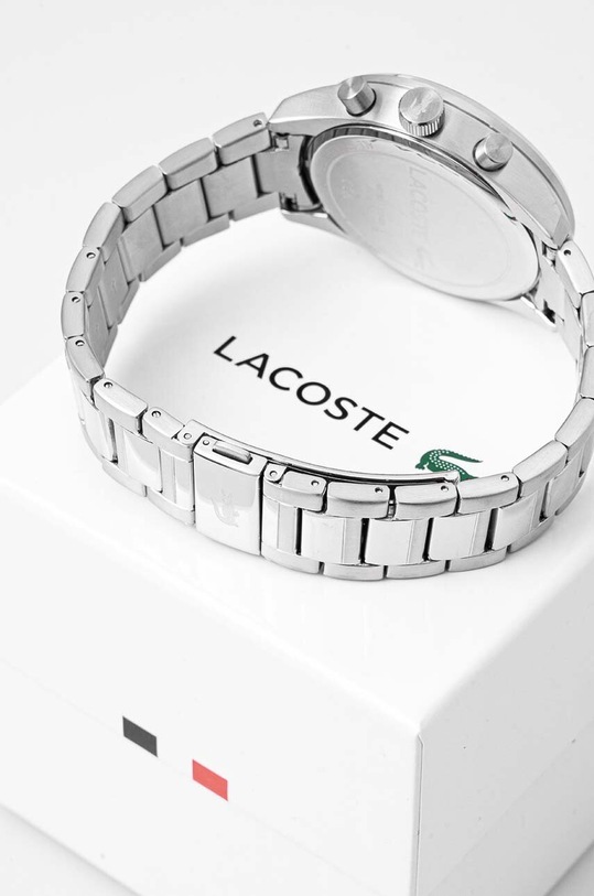 Akcesoria Lacoste zegarek 2011347 srebrny