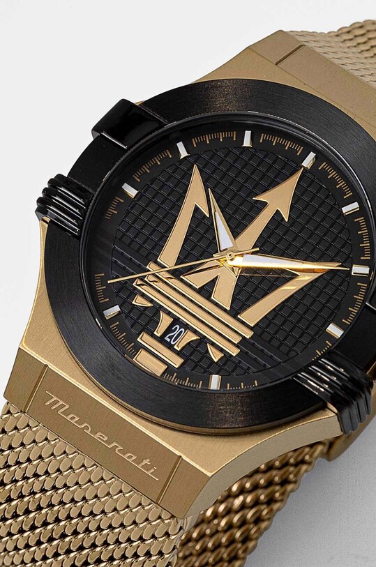 Doplňky Hodinky Maserati R8853108006 zlatá